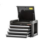 Professionele gereedschapskist zwart met 4 laden, Ophalen of Verzenden, Nieuw