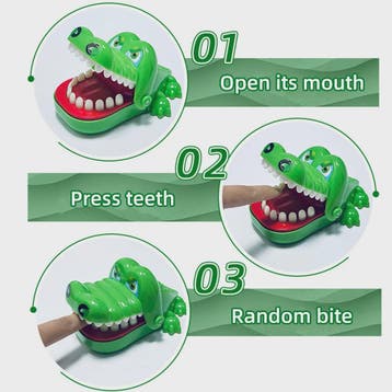 Krokodil Bijt Spel: Grappig Vinger Spel voor Kinderen en Fam