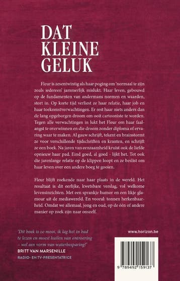 Dat kleine geluk 9789492159137 Fleur van Groningen, Verzenden, Zo goed als nieuw, Fleur van Groningen