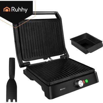 Ruhhy Elektrische contactgrill 2000 W met antiaanbaklaag,..., Ophalen of Verzenden, Nieuw