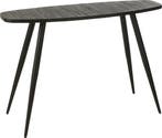 J-Line console Ovaal - hout - zwart -  – Product is, Huis en Inrichting, Verzenden, Nieuw