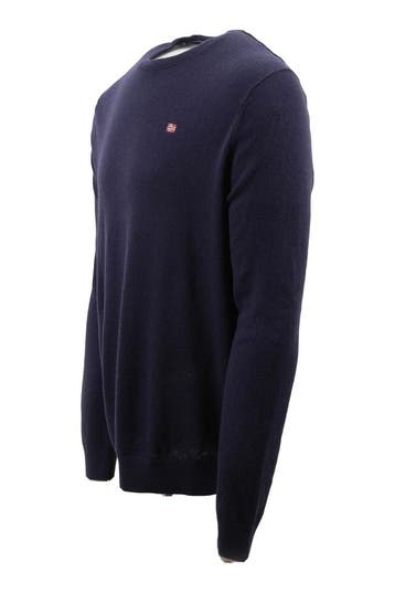 Napapijri Trui in maat L Blauw, Kleding | Heren, Truien en Vesten, Verzenden, Zo goed als nieuw, Blauw, Napapijri