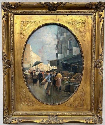 Guido Volpicella (1941) - Mercato napoletano