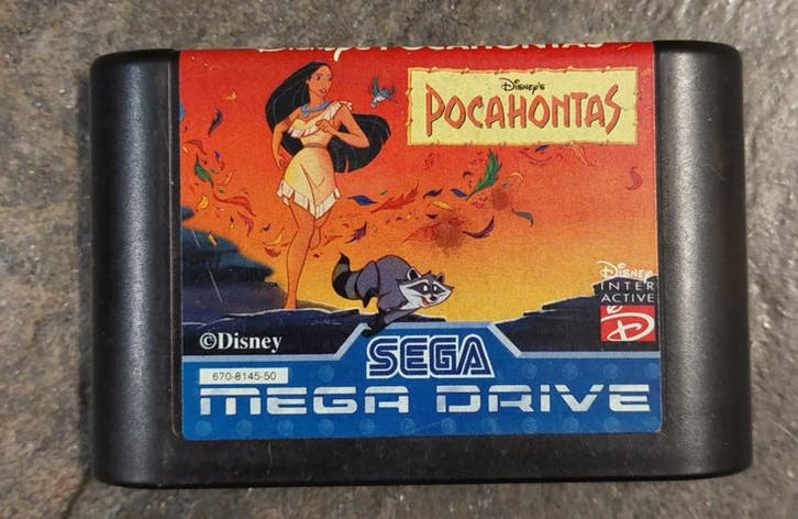 Disney Pocahontas losse cassette (Sega Mega Drive, Spelcomputers en Games, Games | Sega, Ophalen of Verzenden