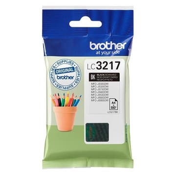 Brother LC-3217BK inktcartridge zwart (origineel), Verzenden, Nieuw, Cartridge, Brother