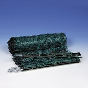 Kippennet groen 106cm hoog, 15m dubbele poot, Ophalen of Verzenden