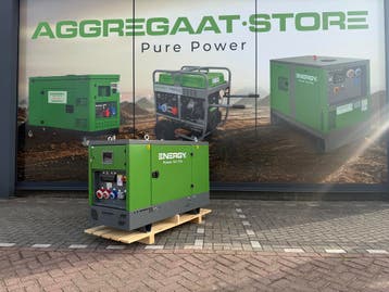 Energy generator aggregaat EY-18Y-SA Yanmar Diesel 18kVA, Nieuw, 10 tot 30 kVA, Dieselolie, Geluidgedempt