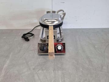 HCB RVS Bubbel Wafelijzer Bubble Waffle 230V Horeca, Ophalen of Verzenden, Nieuw in verpakking