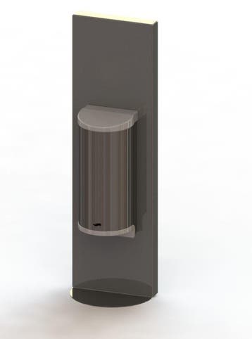 Desinfectiemiddel dispenser | 0,8 l | RVS, Verzenden