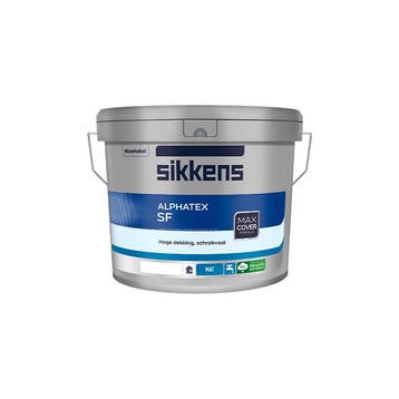 Sikkens Alphatex SF - WIT - 3 maal 10 liter, Wit, Nieuw, Ophalen of Verzenden, Verf