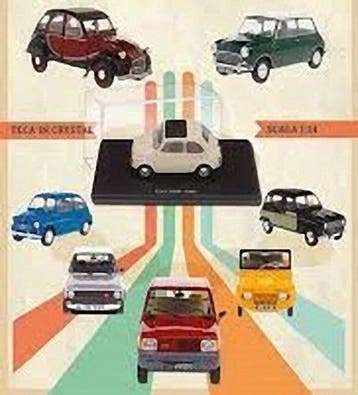 Hachette 1:24 - Modelauto (4) - Lotto con 4 Auto Vintage -, Nieuw