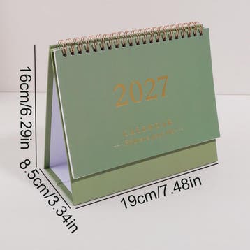 2027 Bureaukalender Maandkalender - Spiraalbinding, Opvouwba, Diversen, Verzenden, Nieuw