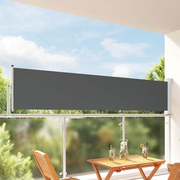 vidaXL Zijkant luifel 80 x 300 cm 100% polyester ijzer staal, Verzenden, Nieuw