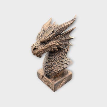 Bust of a storm Dragon Bust statue - handpainted home decor, Verzamelen, Beelden en Beeldjes, Verzenden, Nieuw