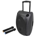 QTX QOVA 12 Draagbare Luidspreker Met 2 Microfoons USB SD BT, Verzenden, Nieuw, Overige typen