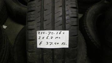 215 75 16 C Diverse bestelwagen zomer en 4 season banden, 16 inch, Ophalen of Verzenden, Band(en), Bestelwagen