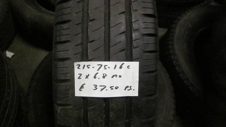 215 75 16 C Diverse bestelwagen zomer en 4 season banden, Auto-onderdelen, Banden en Velgen, 16 inch, 215 mm, Bestelwagen, Gebruikt
