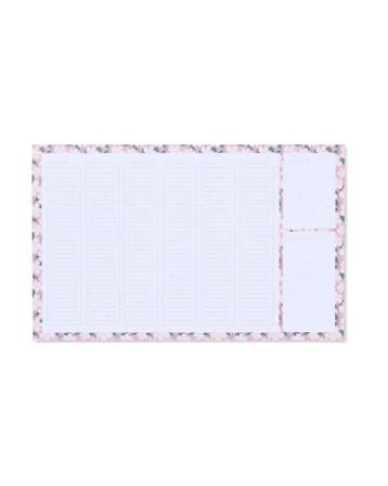 HEMA Bureau onderlegger papier bloemen, Verzenden, Nieuw