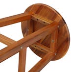 Set van 2 barkrukken gemaakt van massief acacia hardhout, Huis en Inrichting, Complete inboedels, Verzenden