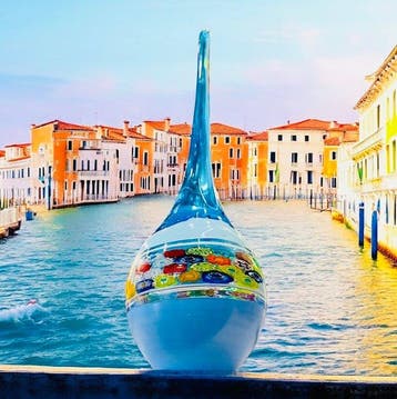 Filippo Maso - Vaas - Murano-glas - artistieke glazen vaas