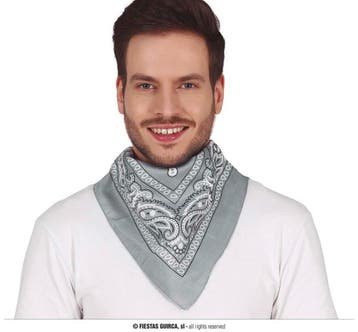 Sjaaltje Grijs Zakdoek Denim, Ophalen of Verzenden, Nieuw