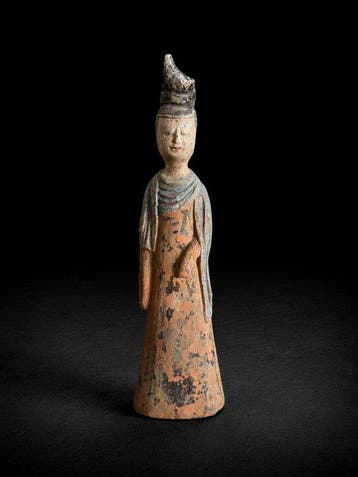 Oud Chinees, Tang-dynastie Terracotta Figuur - 26 cm