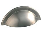 Komgreep Schelp nikkel mat 64 mm, Verzenden, Nieuw