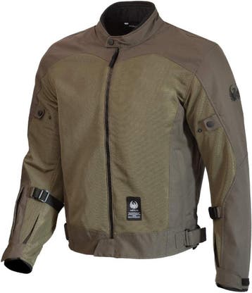 Merlin Prospect Air Mesh Olijfgroen Textiele Motorjas, Motoren, Kleding | Motorkleding, Nieuw met kaartje, Jas | textiel, Merlin