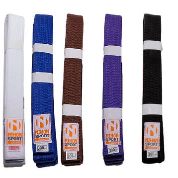 BJJ-banden Nihon voor volwassenen | Paars (Maat: 300), Verzenden, Nieuw, Jiu-Jitsu, Vechtsportmateriaal