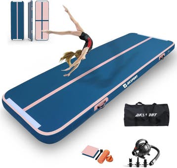 AKSPORT AirTrack | Binnen & Buiten | 35% Korting, Materiaal, Ophalen of Verzenden, Zo goed als nieuw, Roze