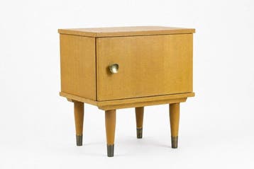 Nachtkastje - Eik - Mid century modern