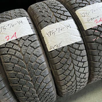 4 x Lassa 175-70-14 Winterbanden 7,5mm, 14 inch, Gebruikt, 175 mm, Band(en)