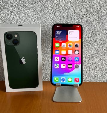 Apple iPhone 13 128GB Groen / Garantie / Nette staat, Telecommunicatie, 128 GB, Refurbished, IPhone 13, Ophalen of Verzenden