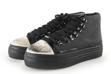 La Strada Hoge sneakers in maat 38 Zwart, Verzenden, Zwart, Sneakers of Gympen, La Strada