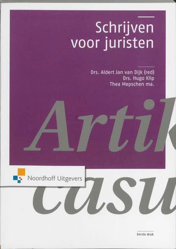 Schrijven voor juristen 9789001713423, Boeken, Verzenden, Zo goed als nieuw