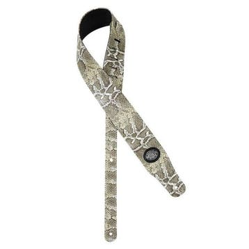 Gaucho GST-205-WH gitaarband wit - slangenprint, Ophalen of Verzenden, Nieuw