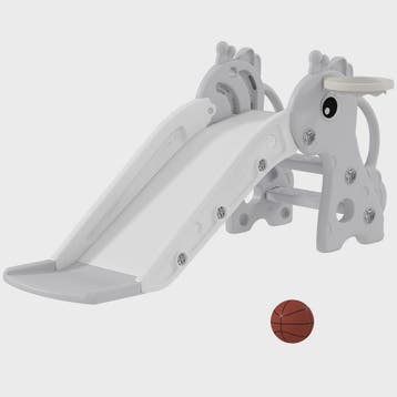 AIYAPLAY Giraffe Kinder Glijbaan met Basketbalring en Klimmu, Kinderen en Baby's, Verzenden, Nieuw