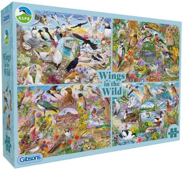 Janice Daughters - Wings in the Wild Puzzel (4x500 stukjes), Verzenden, Nieuw