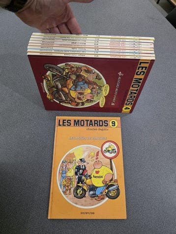 Les Motards T1 à T9 - 9x C - EO/Ré - 9 Album - 1987/1992, Boeken, Stripboeken, Nieuw