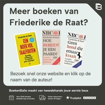 Een boek vol taalfouten - Friederike de Raat 9789046818305, Verzenden, Gelezen, Friederike de Raat