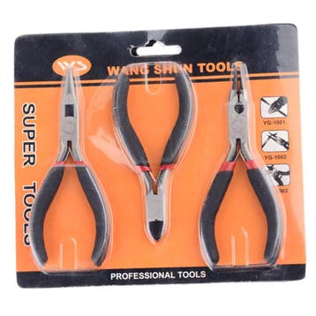 Fako Bijoux - Tangenset 3-Delig - Classic - Knip Rondbektang, Verzenden, Nieuw