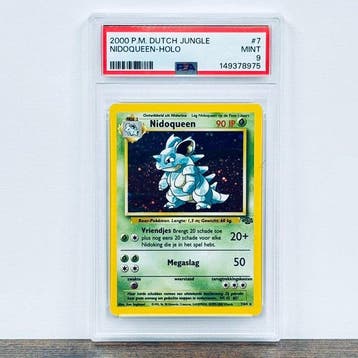 Pokémon Graded card - Nidoqueen Holo 7 – Pokémon - PSA 9, Nieuw