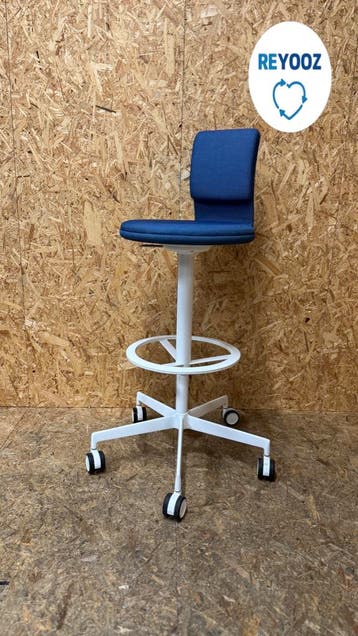 Baliestoel - laboratoriumstoel - LaPalma - Blauw - Tweed..., Nieuw in verpakking