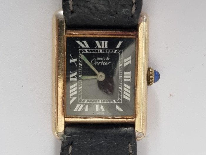 Cartier - Tank Must de Cartier - 180736 - Dames - 1970-1979, Sieraden, Tassen en Uiterlijk, Horloges | Heren
