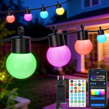 Aigostar 103VG - Lichtsnoer 5 Meter - RGB - 25LEDs - Dimbaa, Verzenden, Zo goed als nieuw