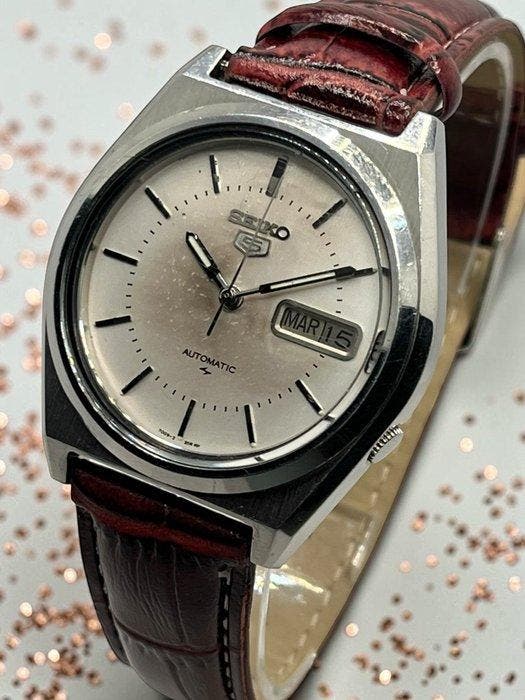 Seiko - 5 Automatic - Vintage 80 - 7009-876A - Heren -, Sieraden, Tassen en Uiterlijk, Horloges | Antiek