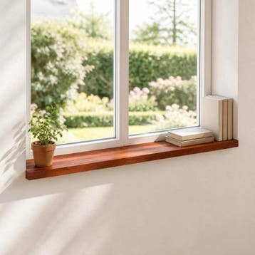 vidaXL Raamkozijnen 2 st Bruin 110 x 30 x 2 cm Massief, Verzenden, Nieuw
