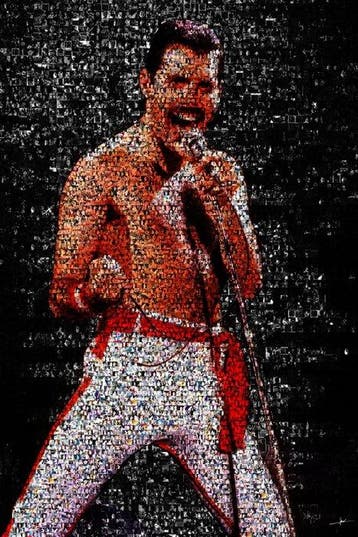 David Law (1967) - Crypto Freddy Mercury III 2.0 - Format XL