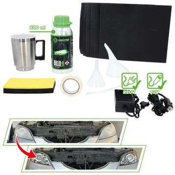 Competition Koplamp Reparatie Kit 16-delig – Polymeer, Verzenden, Nieuw
