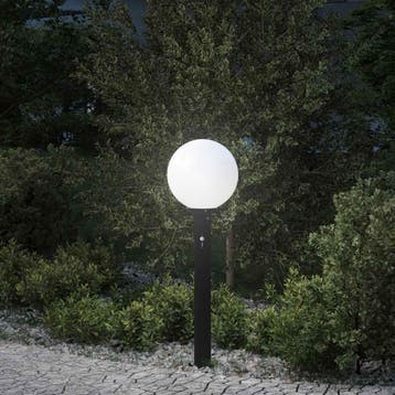 vidaXL Bolderverlichting met sensor 80 cm zwart IP44, Verzenden, Nieuw